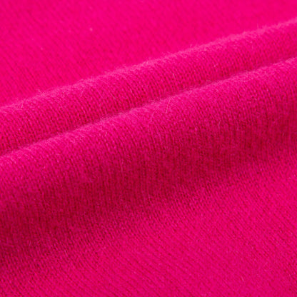 Girls  Bright  Crimson Pink  Cashmere   Sweater