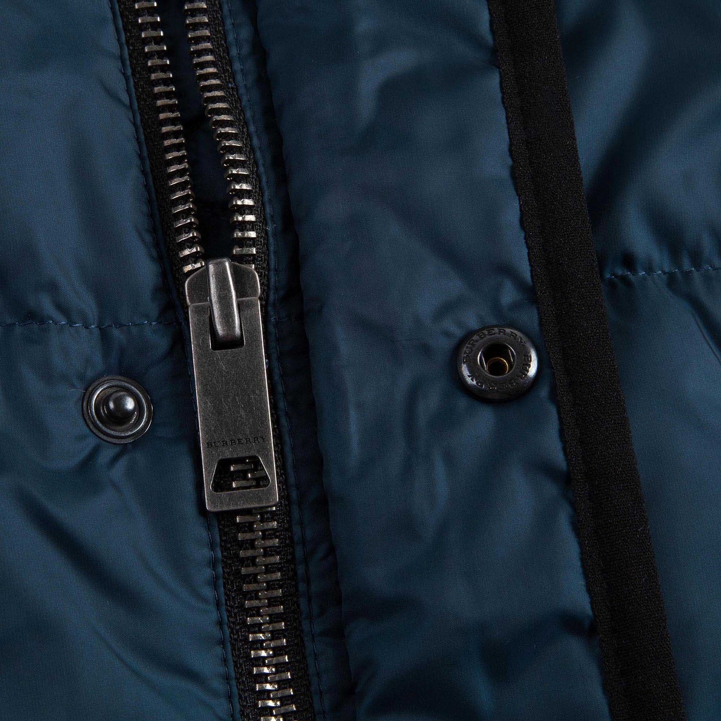 Boys Navy Blue Down Padded Hooded Gilet