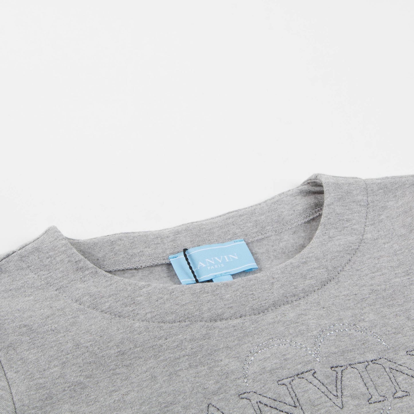 Baby  Grey  Logo  Cotton   Sweater