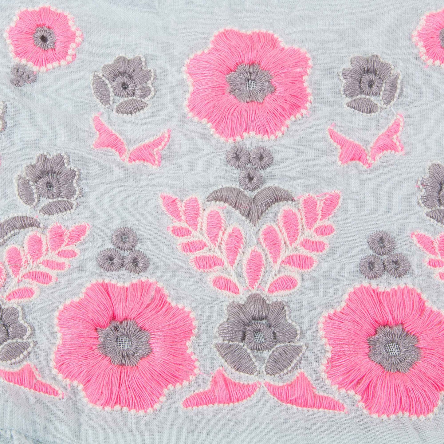 Girls Silver Blue"Sarah" Blouse