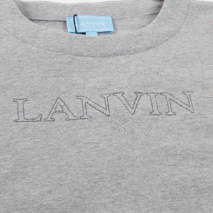 Baby  Grey  Logo  Cotton   Sweater