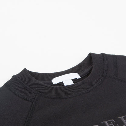 Baby &  Girls  Black  Cotton   Swerteshirt