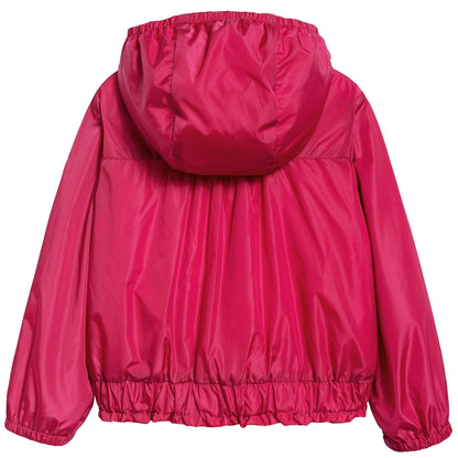 Baby Girls Red Logo Coat