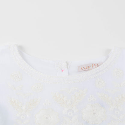 Girls White "Aurelia" Dress