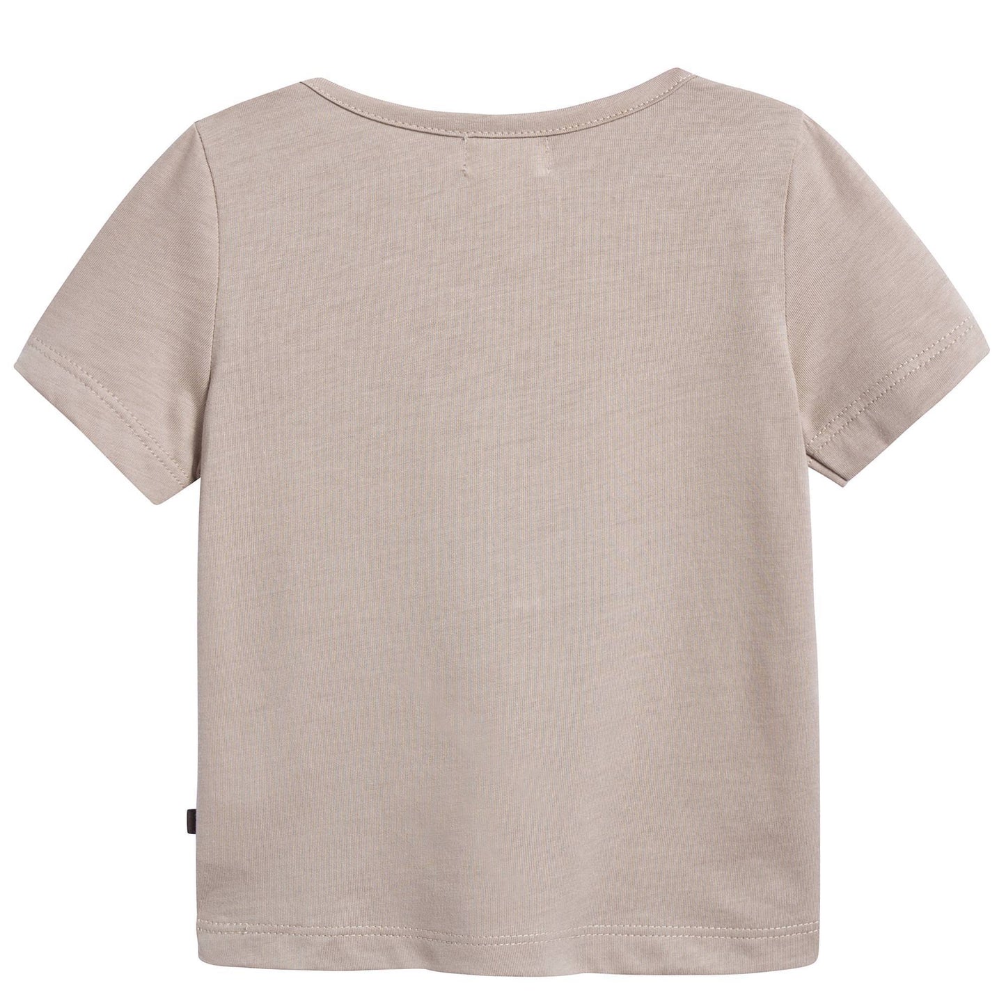 Boys Taupe & Dog Organic Pima Cotton T-shirt