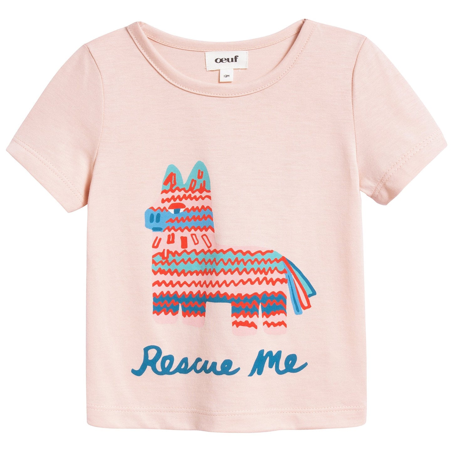 Baby Girls Pink Organic Pima Cotton T-shirt