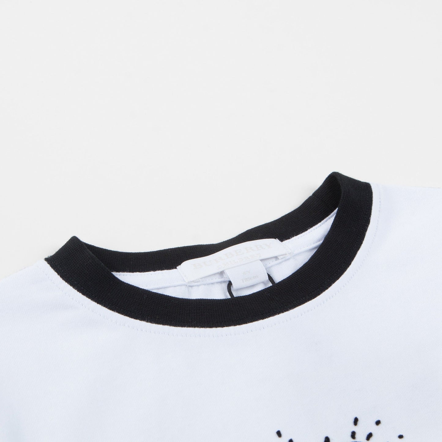 Baby  &  Girls  White  Cotton   T-shirt