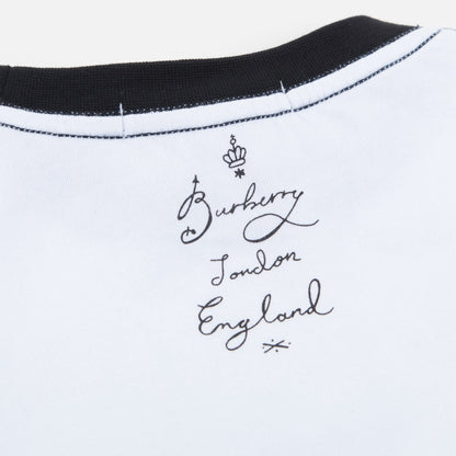 Baby  &  Girls  White  Cotton   T-shirt