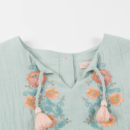 Girls Almond "Sakina" Dress