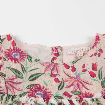 Girls White Flower "Acapulco" Dress