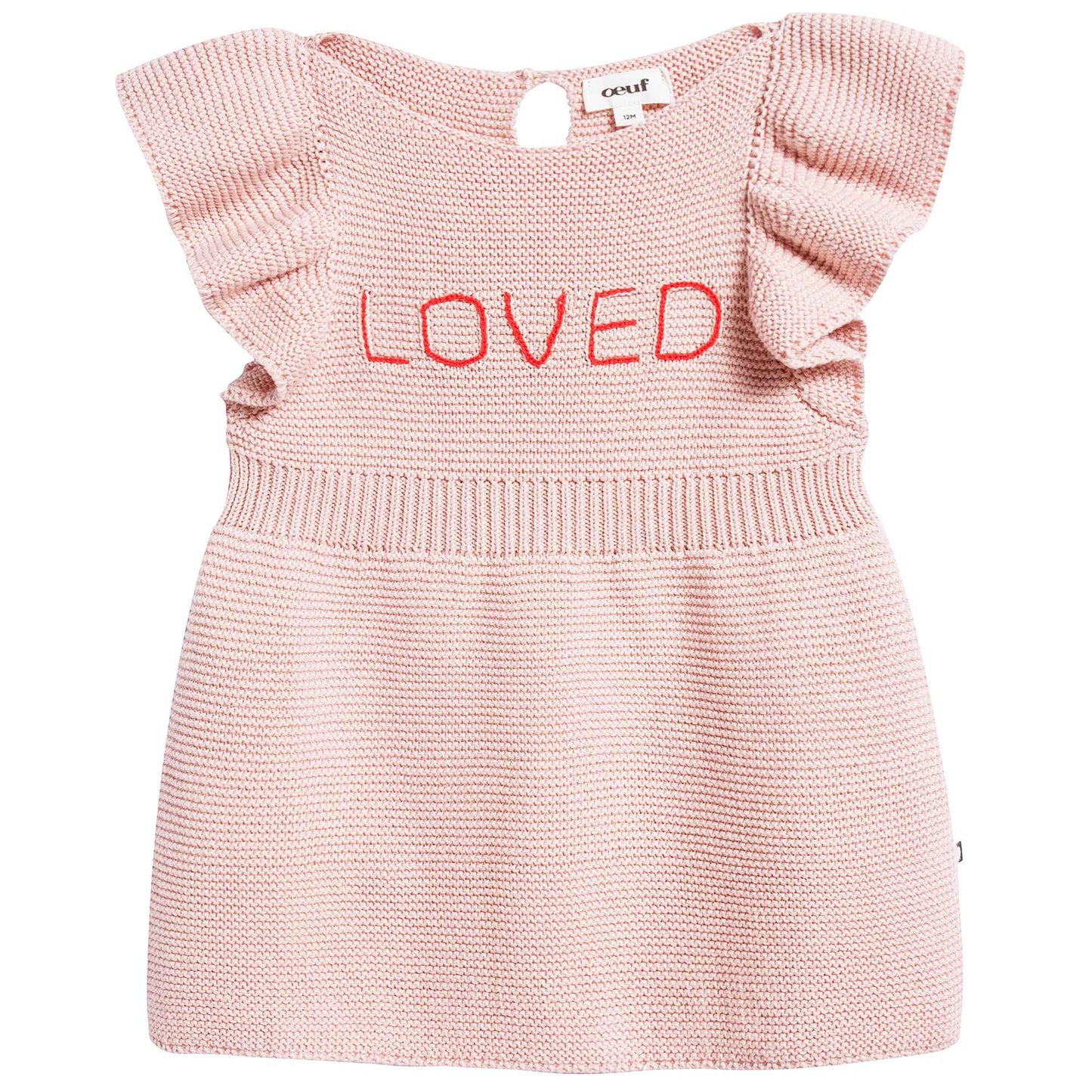 Girls Light Pink Cotton Loved Dress