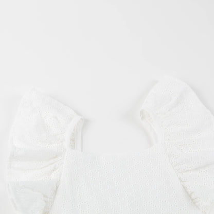 Girls White "Midnight" Dress