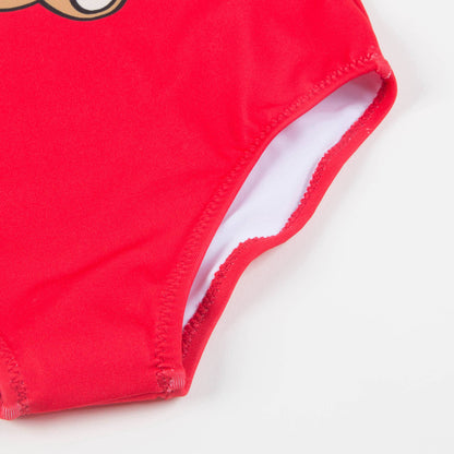 Girls Poppy Red Bathing Suit