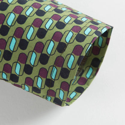 儿童绿色立领衬衫