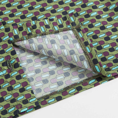 儿童绿色立领衬衫