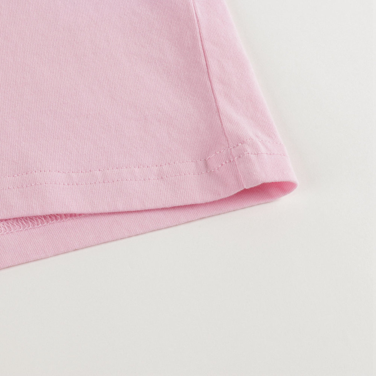 Girls Pink Languages Cotton Top