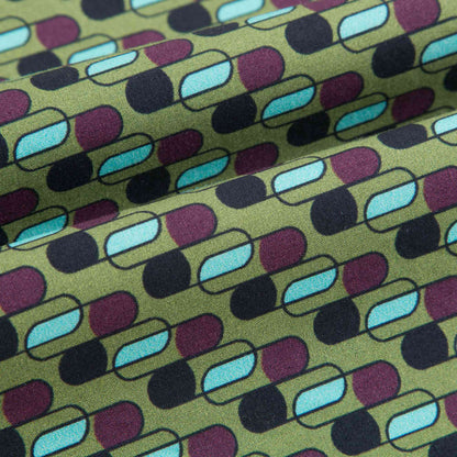 儿童绿色立领衬衫