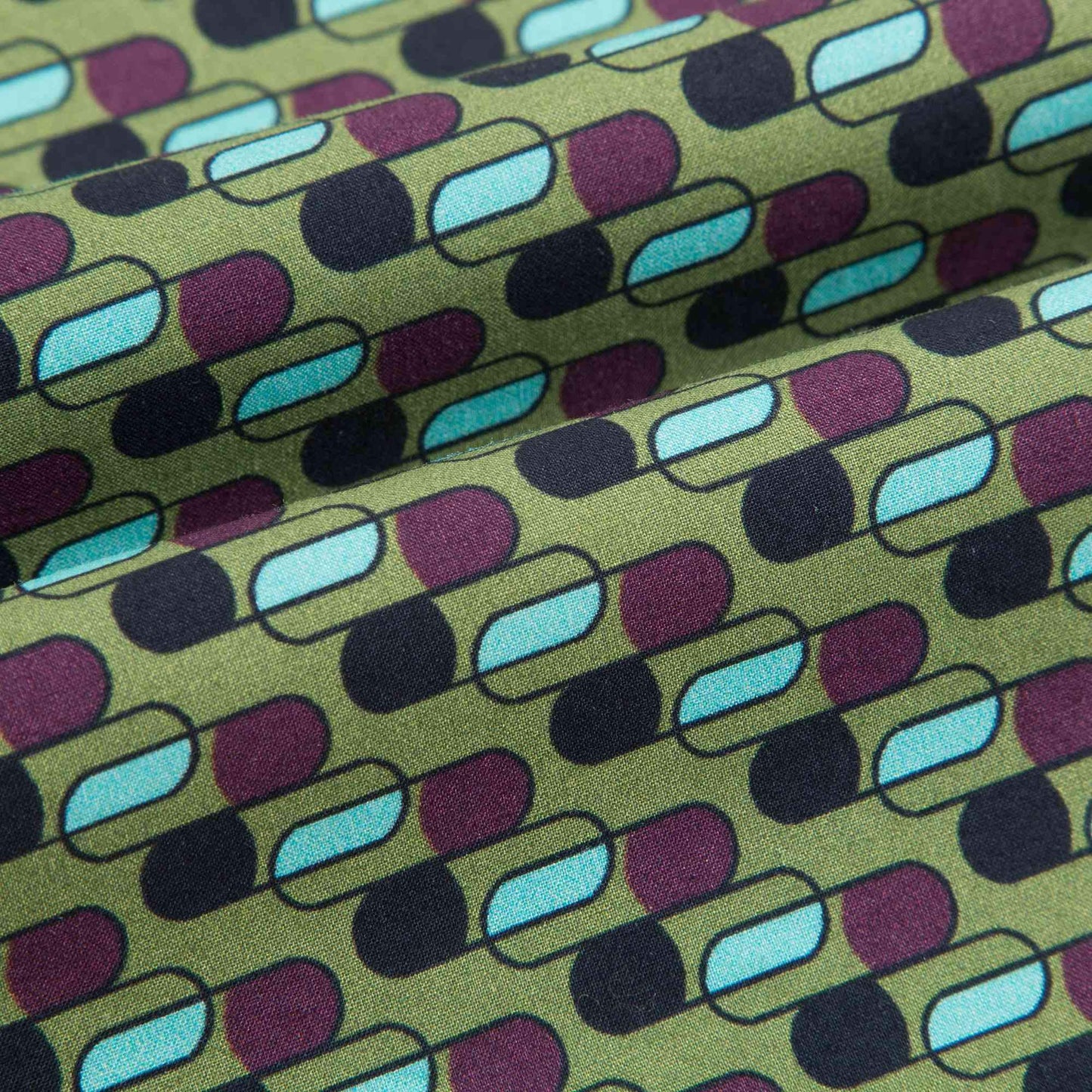 儿童绿色立领衬衫