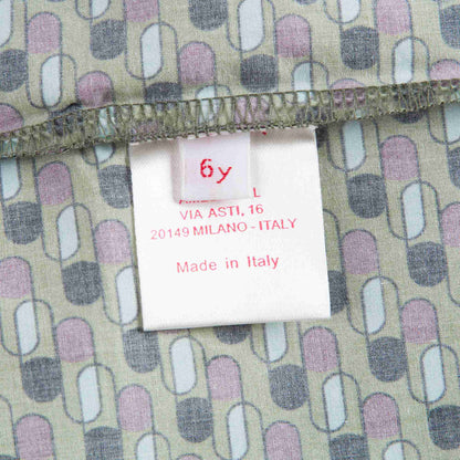 儿童绿色立领衬衫