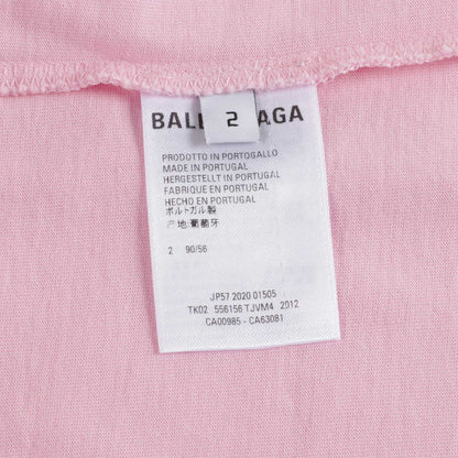Girls Pink Languages Cotton Top