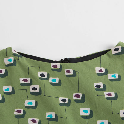 女童双面印花连衣裙