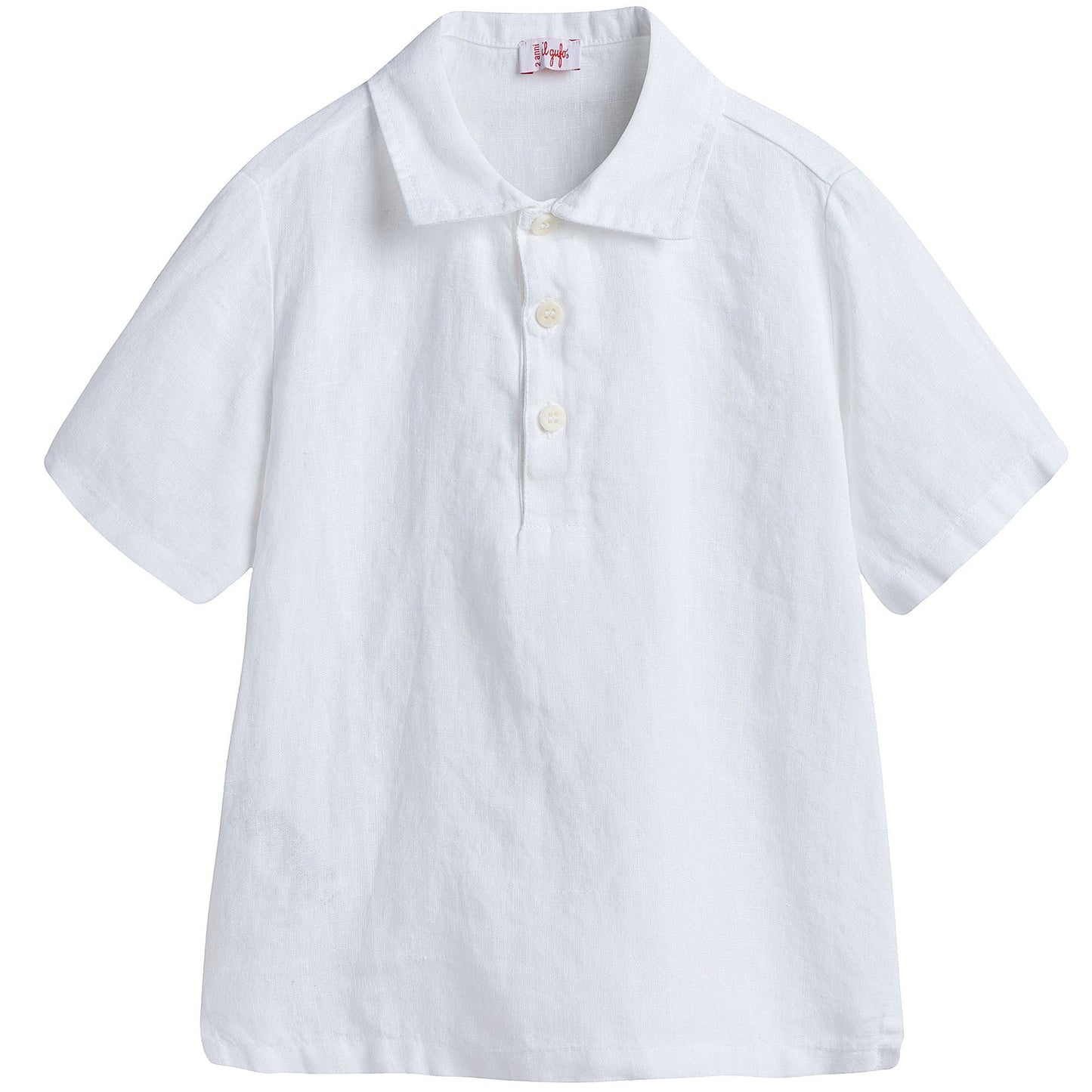 Boys White Polo Shirt