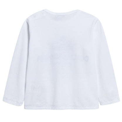 Baby Boys White Logo T-shirt