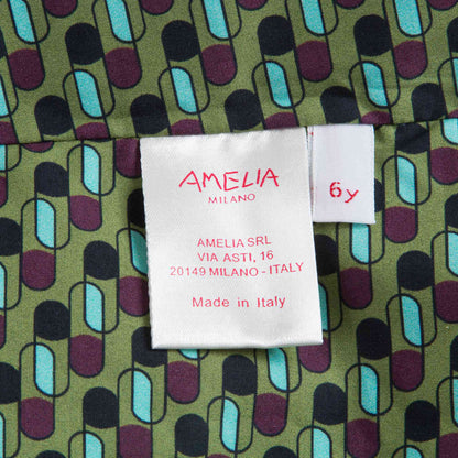 女童双面印花连衣裙