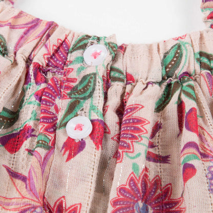 Girls White Flower "Lola" Dress