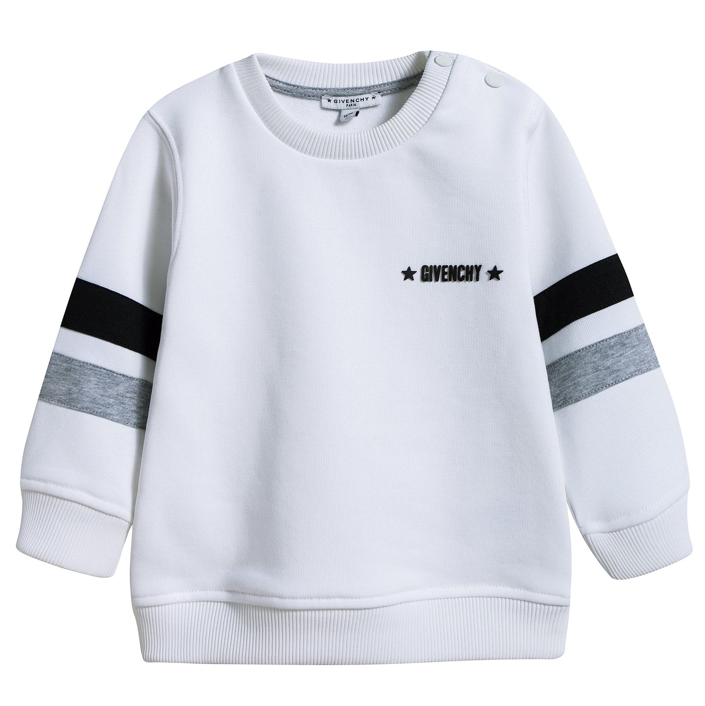 Baby White Logo Sweatshirt