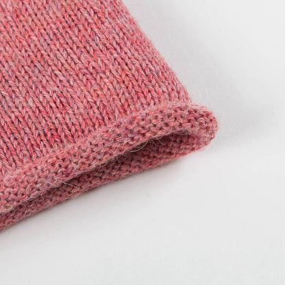 Baby Rose Pink Alpaca Wool Crown