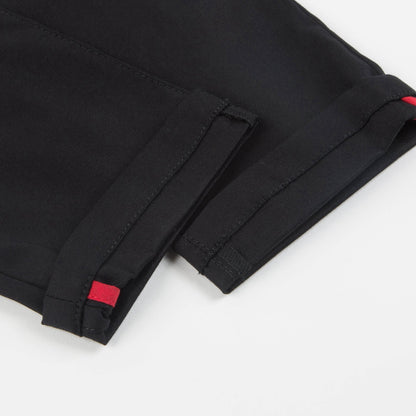 Baby Boys Black Cotton Trousers