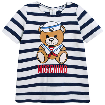Baby Girls Dark Cloud Stripes Dress
