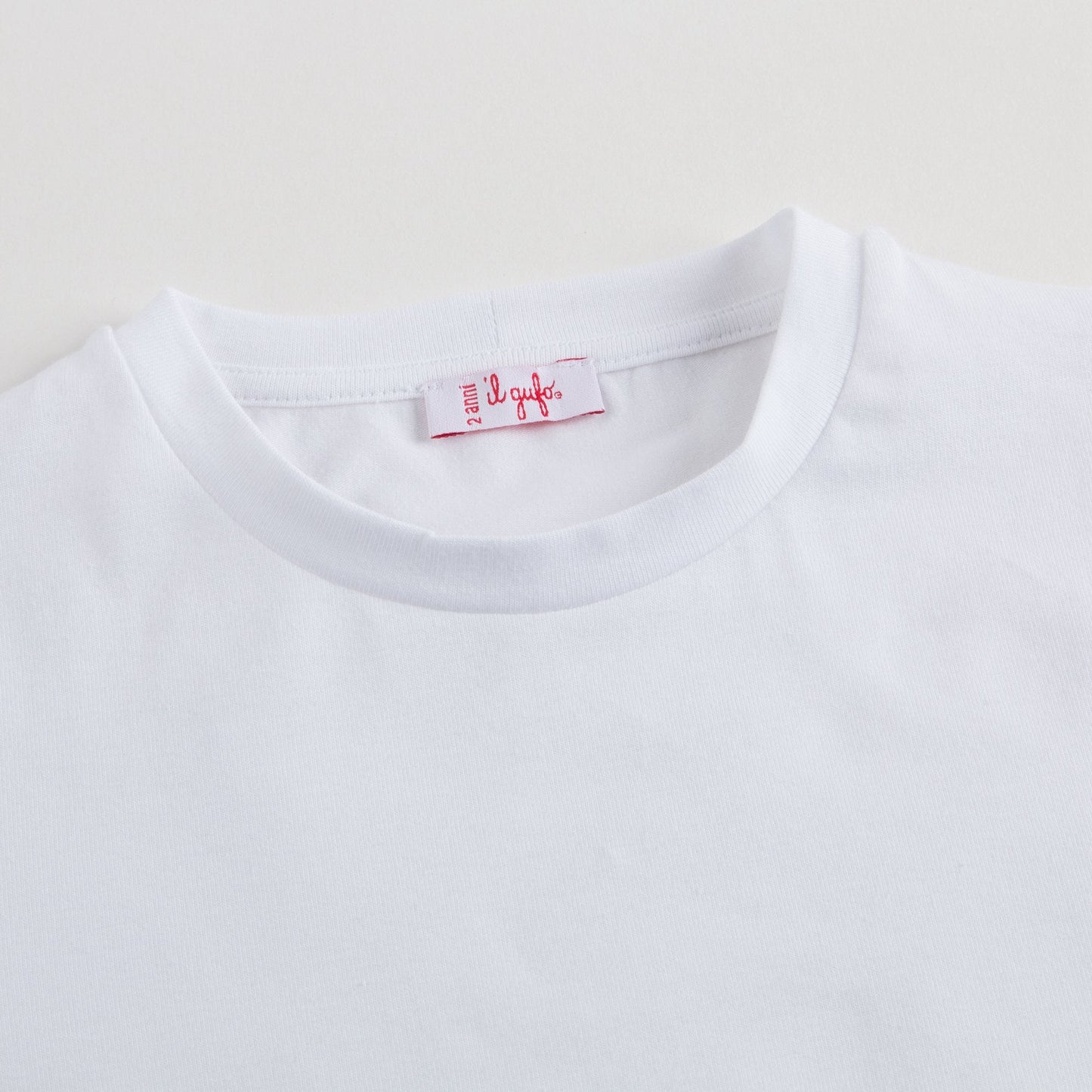 Boys White Rhinoceros Printed T-shirt