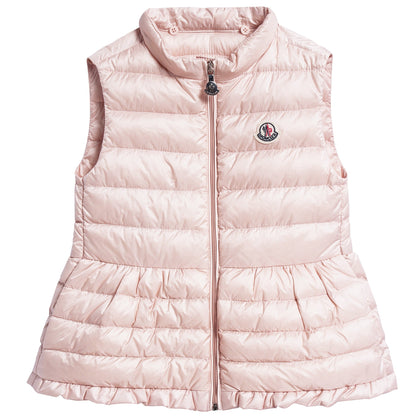 Girls Pale Pink "Cheramette" Gilet