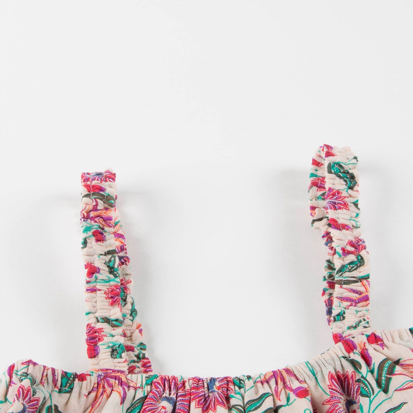 Girls White Flower "Bluna" Bikini