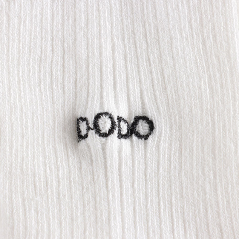 儿童白色Logo短袜