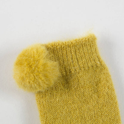 Girls Yellow "Poppy" Socks