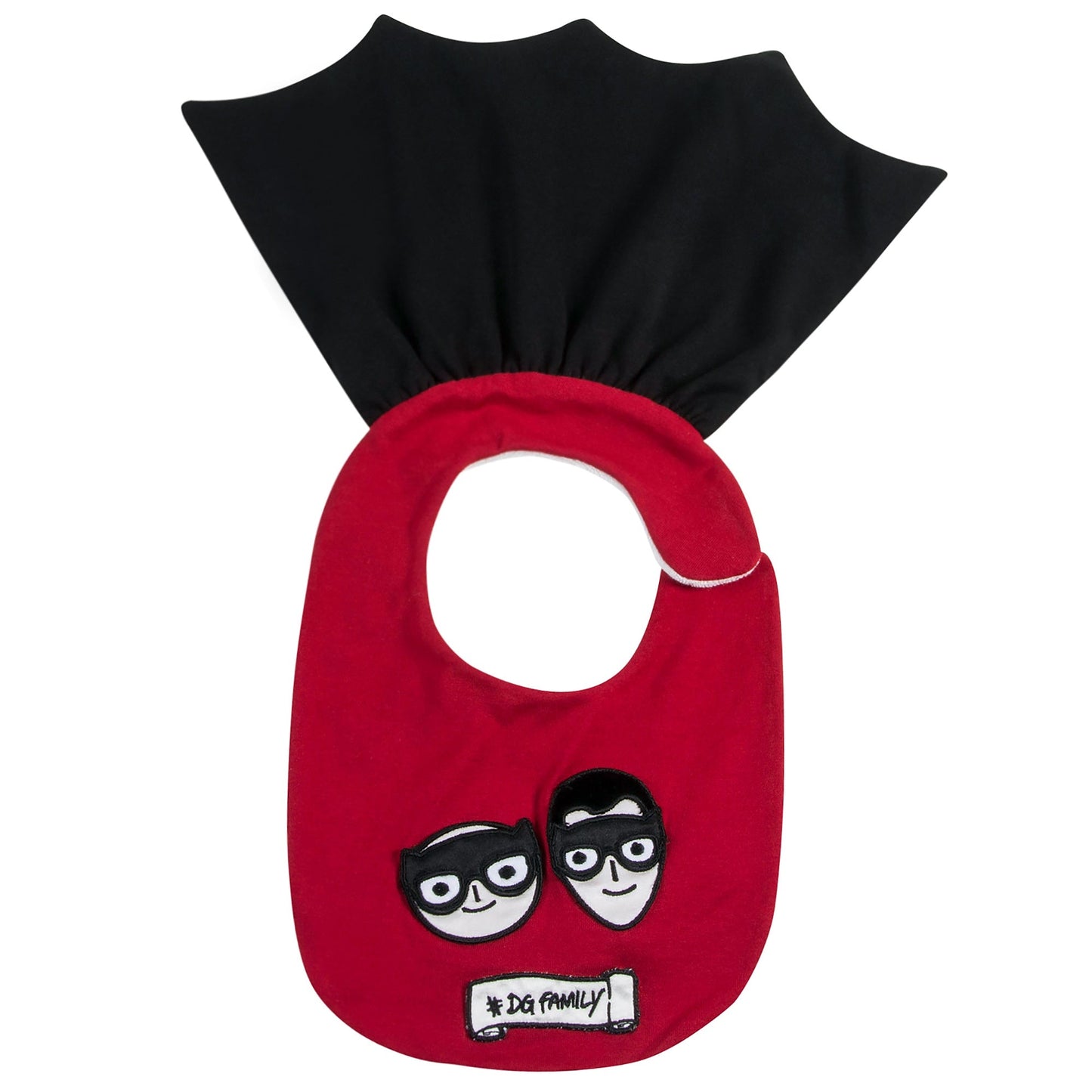 Baby Bib Red Superhero Cape