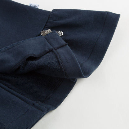 Girls Dark Blue Jersey Jacket