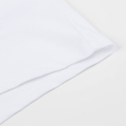 Baby Boys White Cotton T-shirt