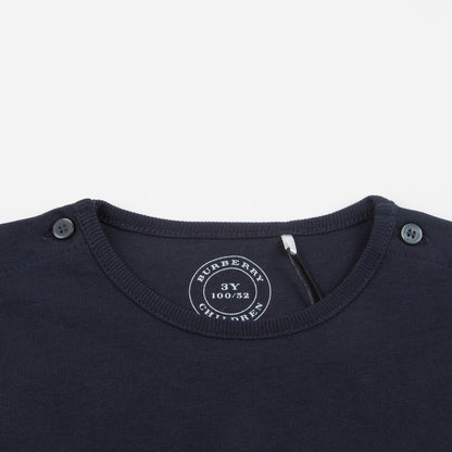 Baby Boys True Navy Cotton T-shirt