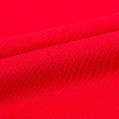 Girls Bright Orange Red Cotton Sweatshirt