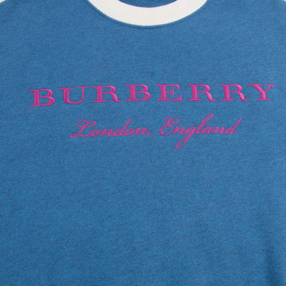 Girls Hydrangea Blue Cotton Sweatshirt