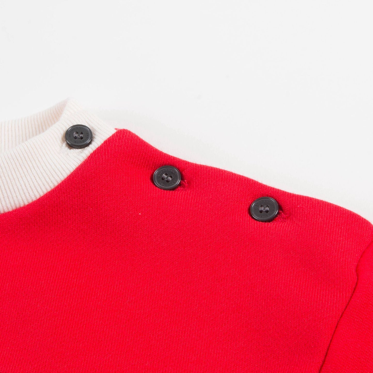 Baby Girls Bright Orange Red Cotton Sweatshirt
