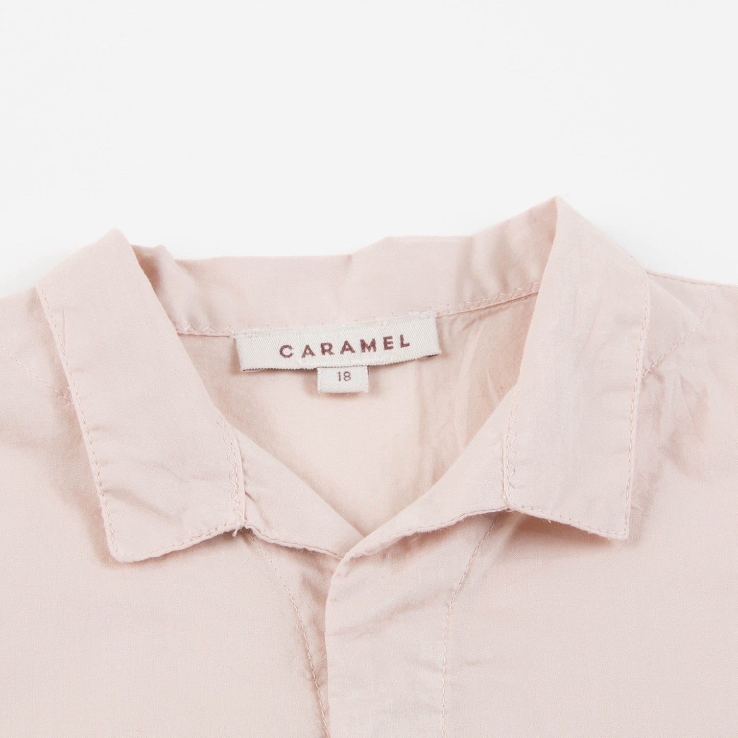 Baby Girls Sand Cotton Woven T-shirt