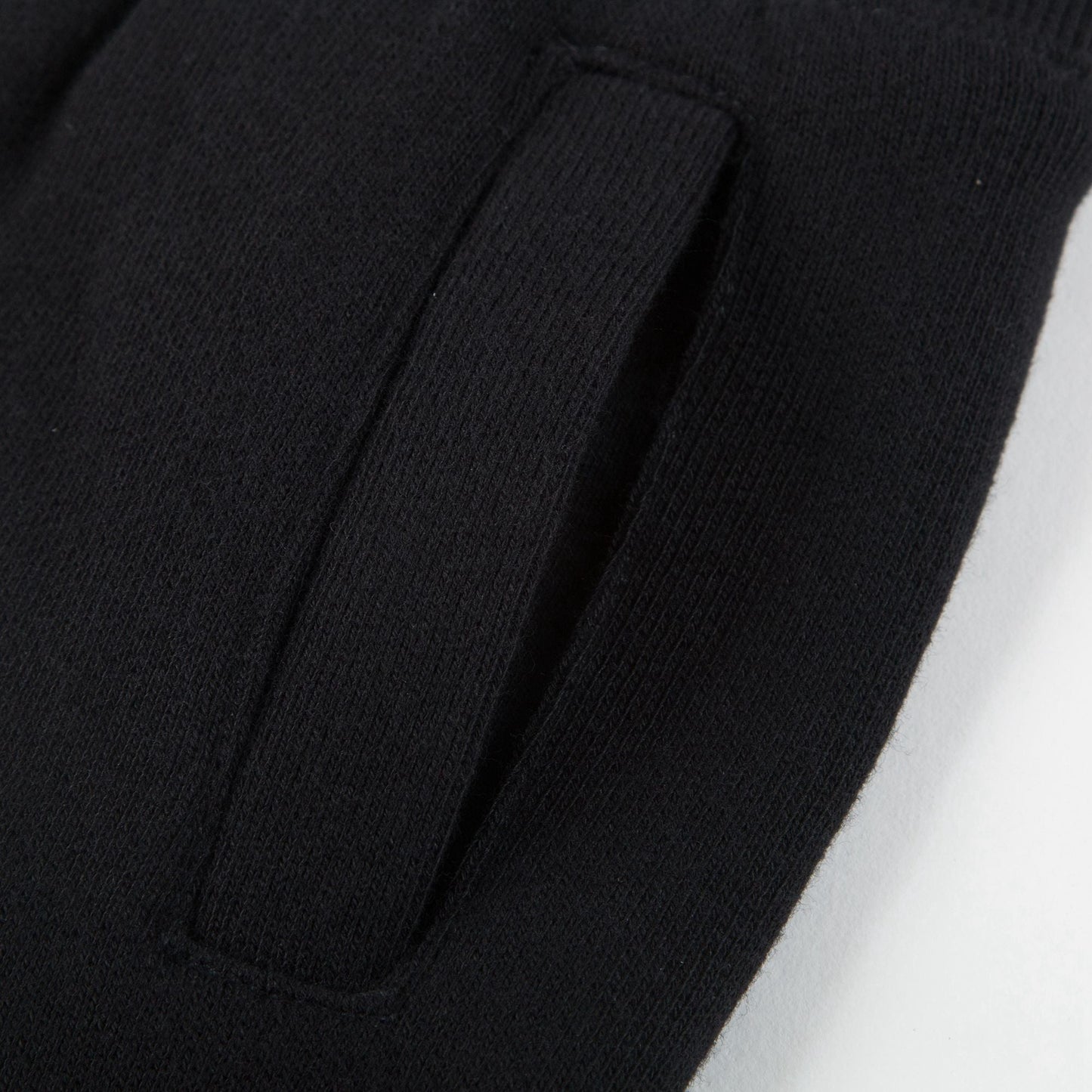 Boys Black Cotton Tracksuit Trousers