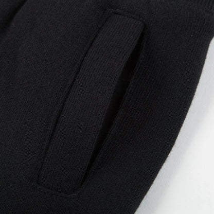 Boys Black Cotton Tracksuit Trousers