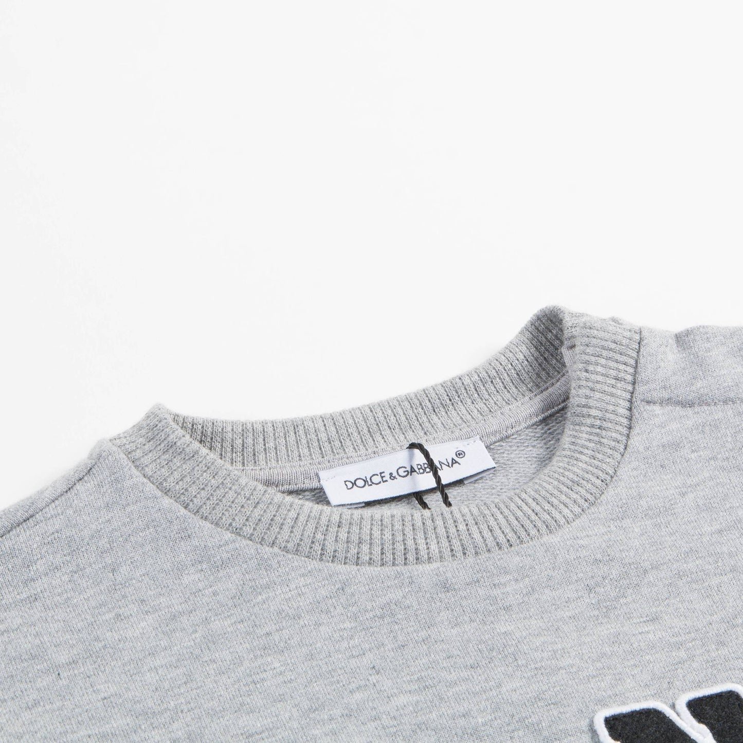Baby Boys Melange Grigi Cotton Sweatshirt