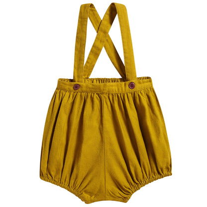 Baby Yellow Cotton Romper